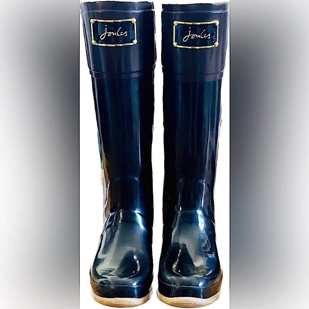 Evedon Premium Rain Boots - Joules women size 6 Wellies with bow